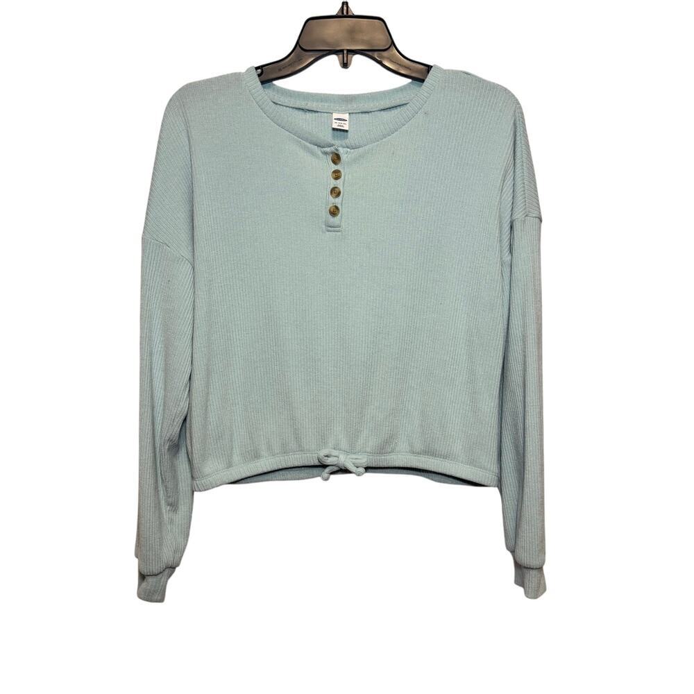 Old Navy girl’s cozy cinched-hem rib-knit top.‎ Size XL (14-16)